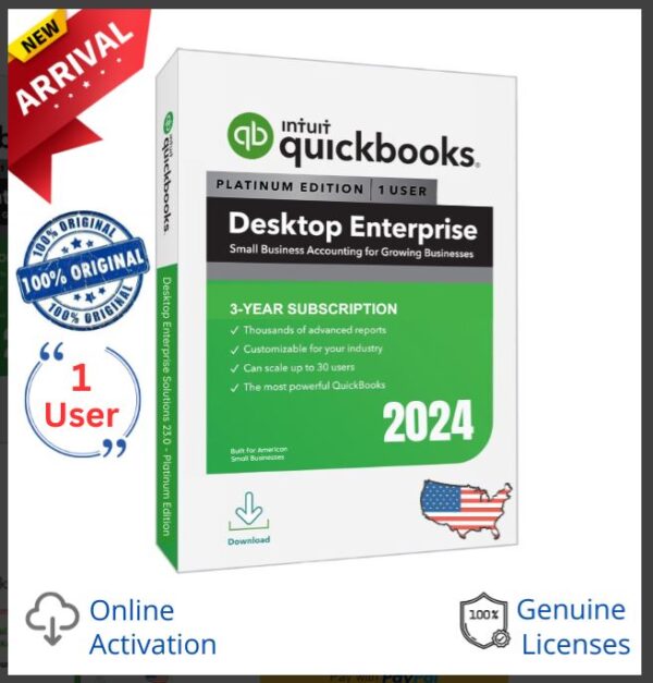 Quickbooks Desktop Enterprise 24.0 – Platinum Edition